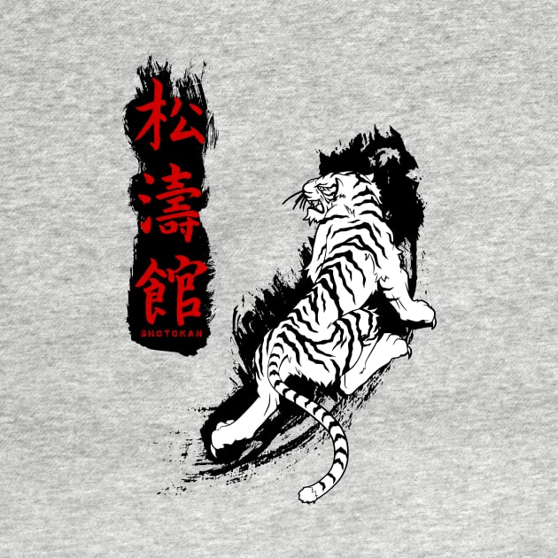 Shotokan Kanji Tiger by juyodesign